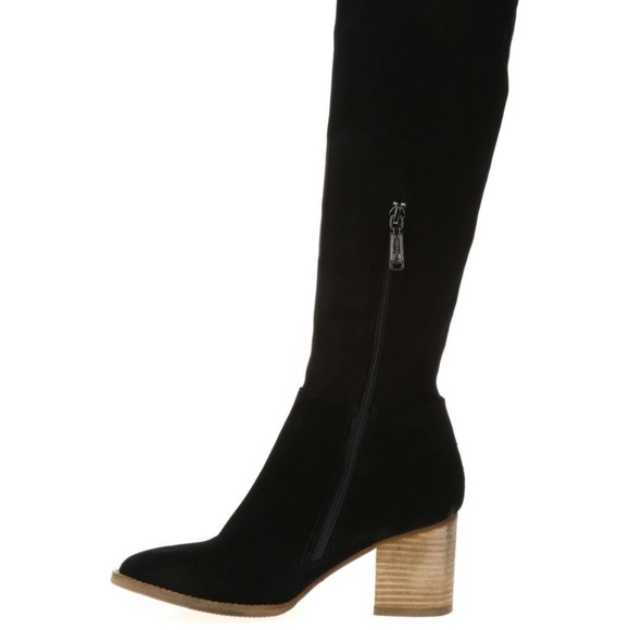 Blondo Nada Suede Knee-High Waterproof Boots - Picture 1 of 6